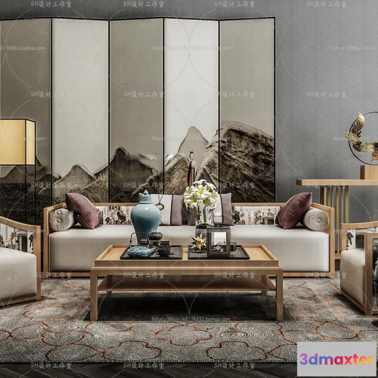 1126482 - Modern Sofa - 3D Models - 0376