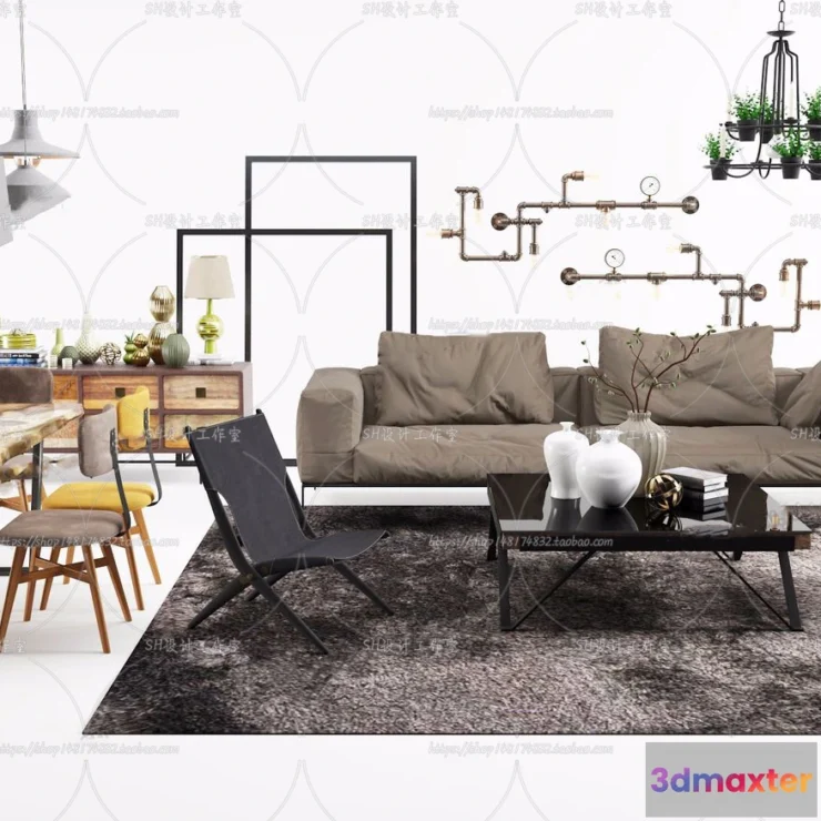 1126490 - Modern Sofa - 3D Models - 0380