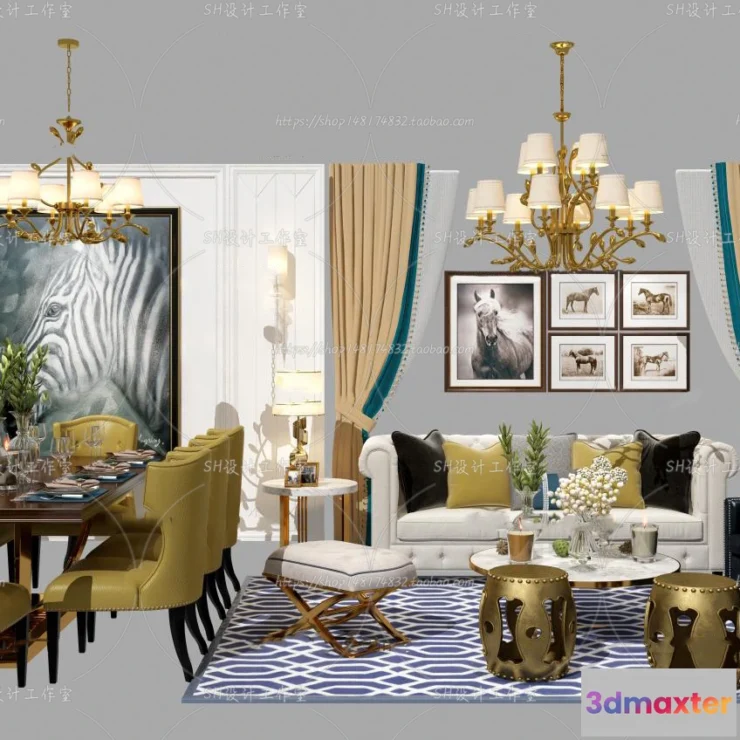 1126492 - Modern Sofa - 3D Models - 0381