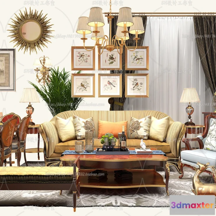 1126496 - Modern Sofa - 3D Models - 0383