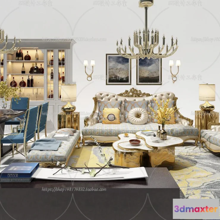 1126502 - Modern Sofa - 3D Models - 0386