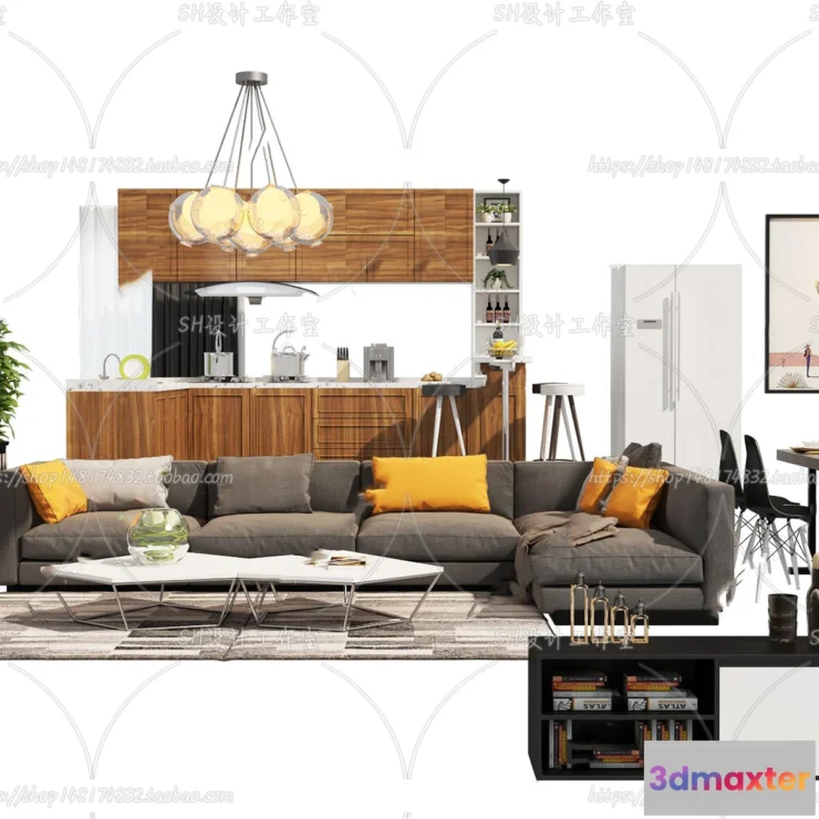 1126506 - Modern Sofa - 3D Models - 0388