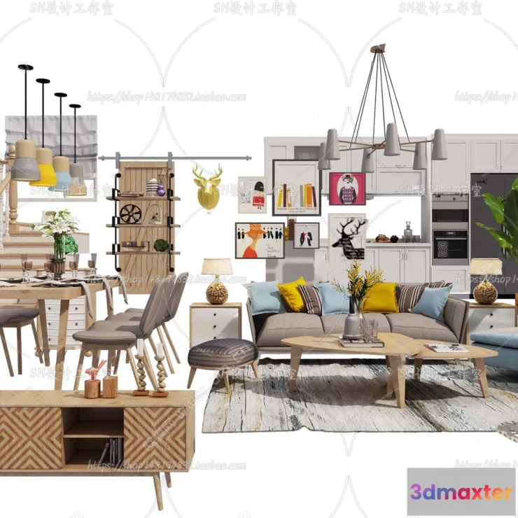 1126508 - Modern Sofa - 3D Models - 0389