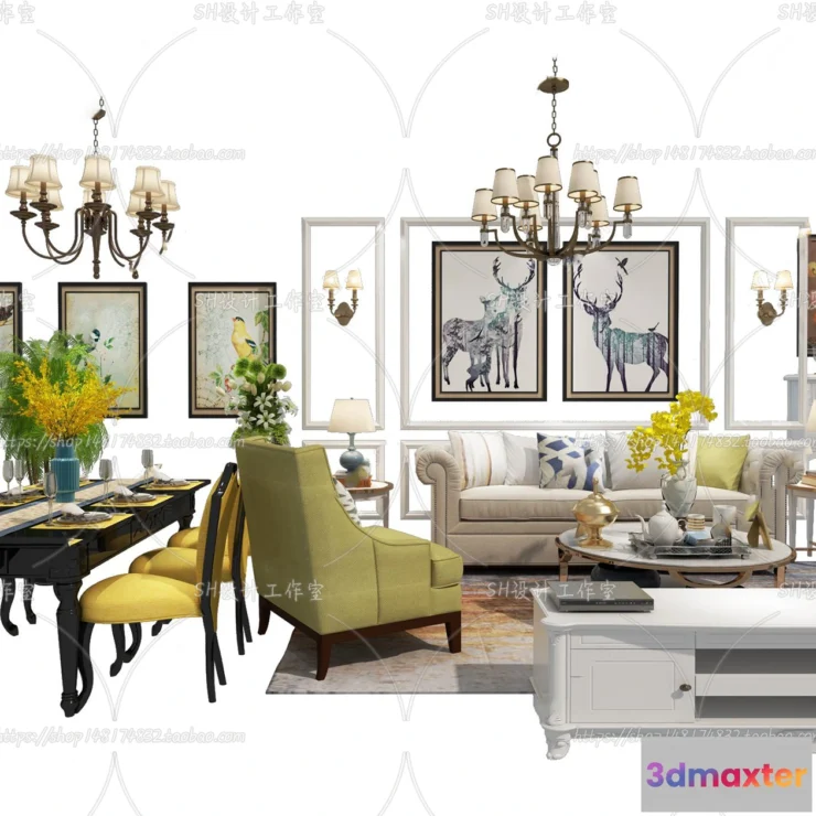 1126520 - Modern Sofa - 3D Models - 0395