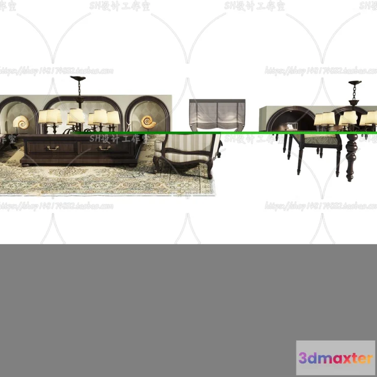 1126522 - Modern Sofa - 3D Models - 0396