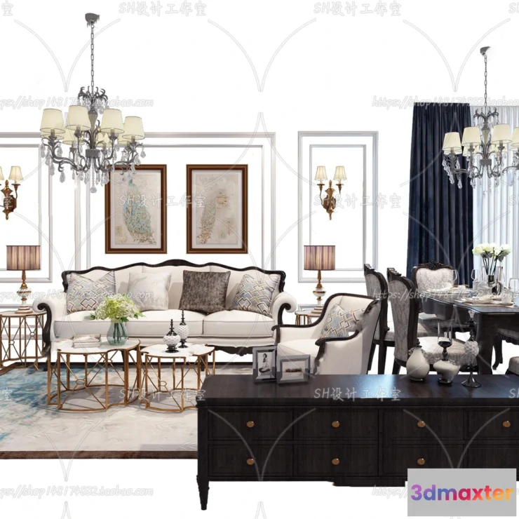 1126524 - Modern Sofa - 3D Models - 0397