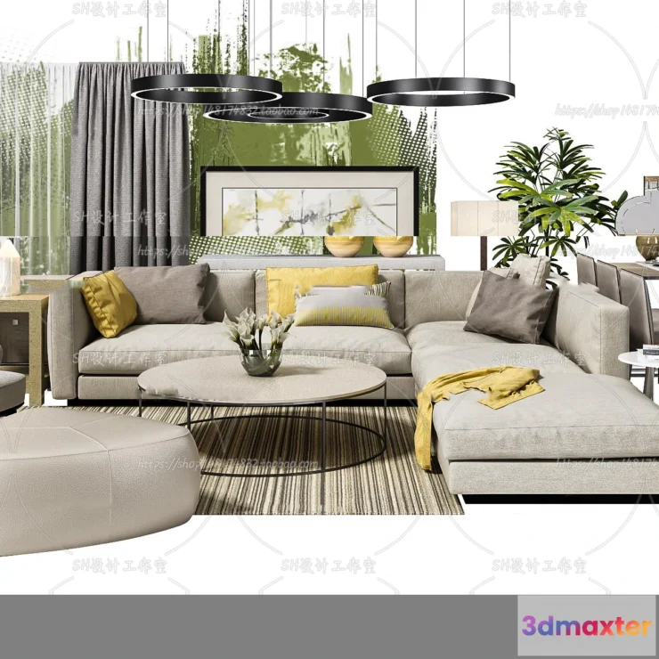 1126526 - Modern Sofa - 3D Models - 0398