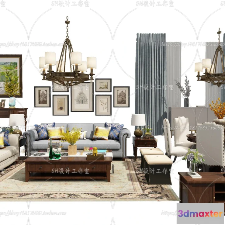 1126528 - Modern Sofa - 3D Models - 0399