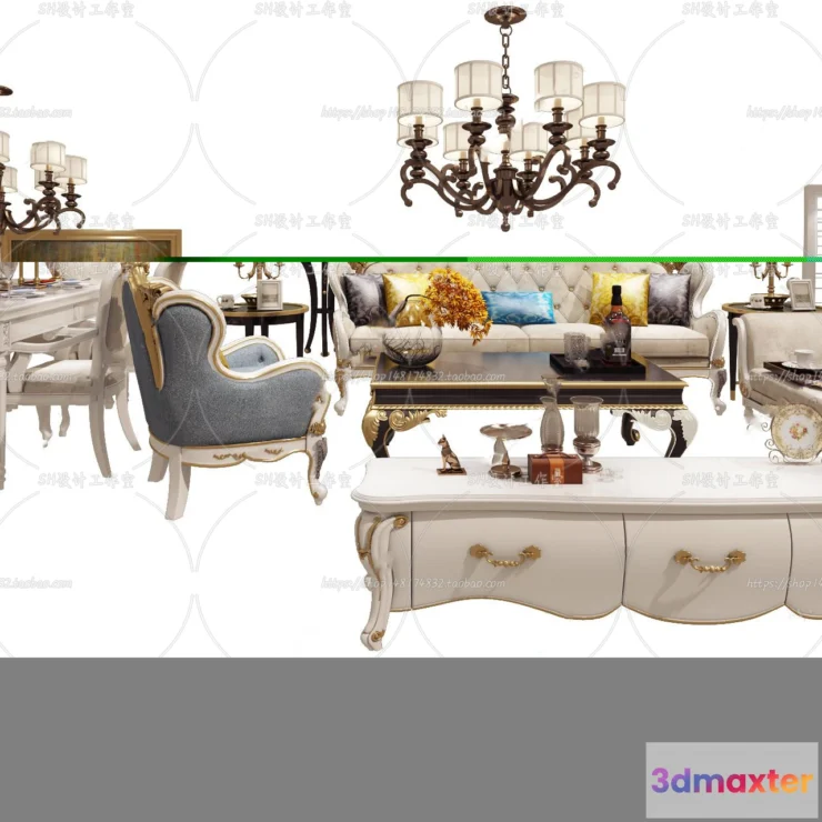 1126536 - Modern Sofa - 3D Models - 0403