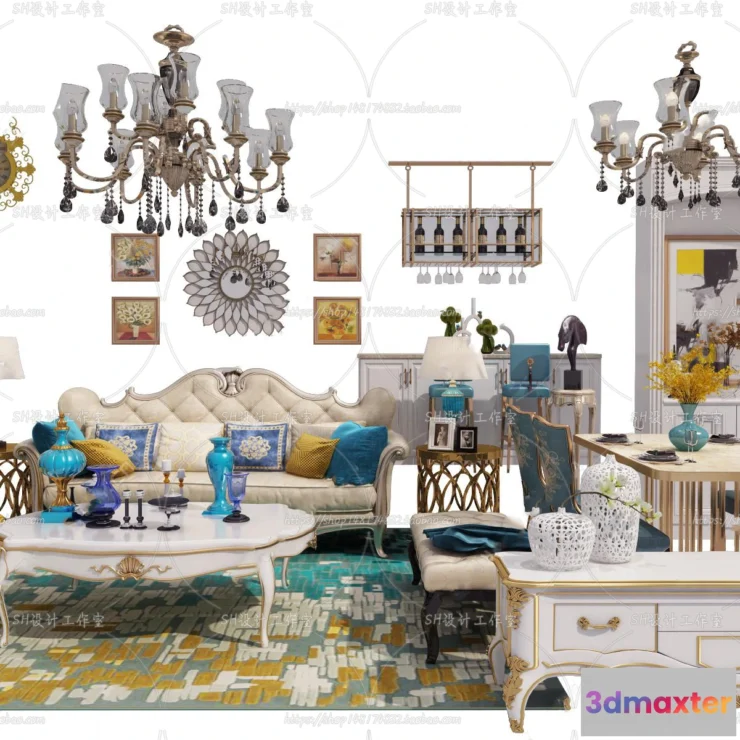 1126540 - Modern Sofa - 3D Models - 0405