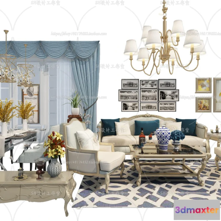 1126544 - Modern Sofa - 3D Models - 0407