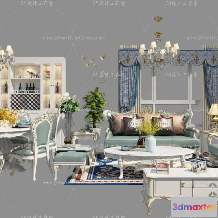 1126546 - Modern Sofa - 3D Models - 0408