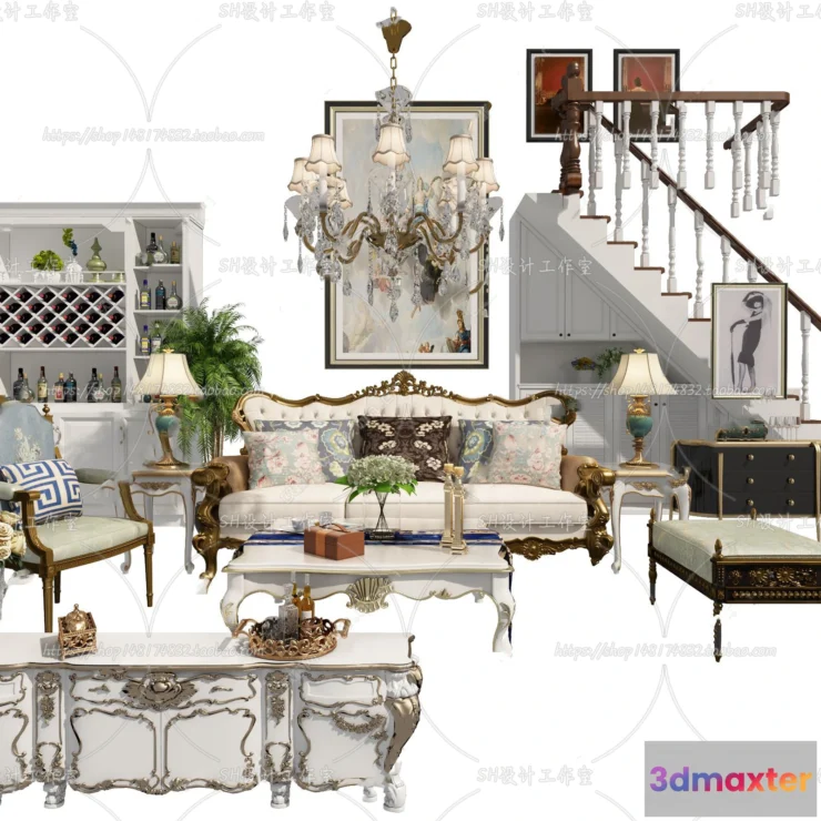 1126552 - Modern Sofa - 3D Models - 0411