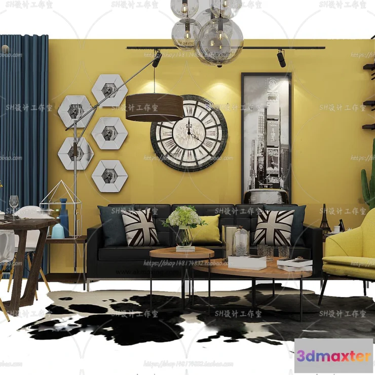 1126580 - Modern Sofa - 3D Models - 0425