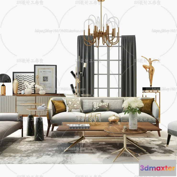 1126582 - Modern Sofa - 3D Models - 0426