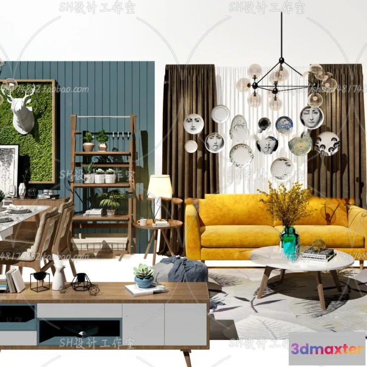 1126596 - Modern Sofa - 3D Models - 0433