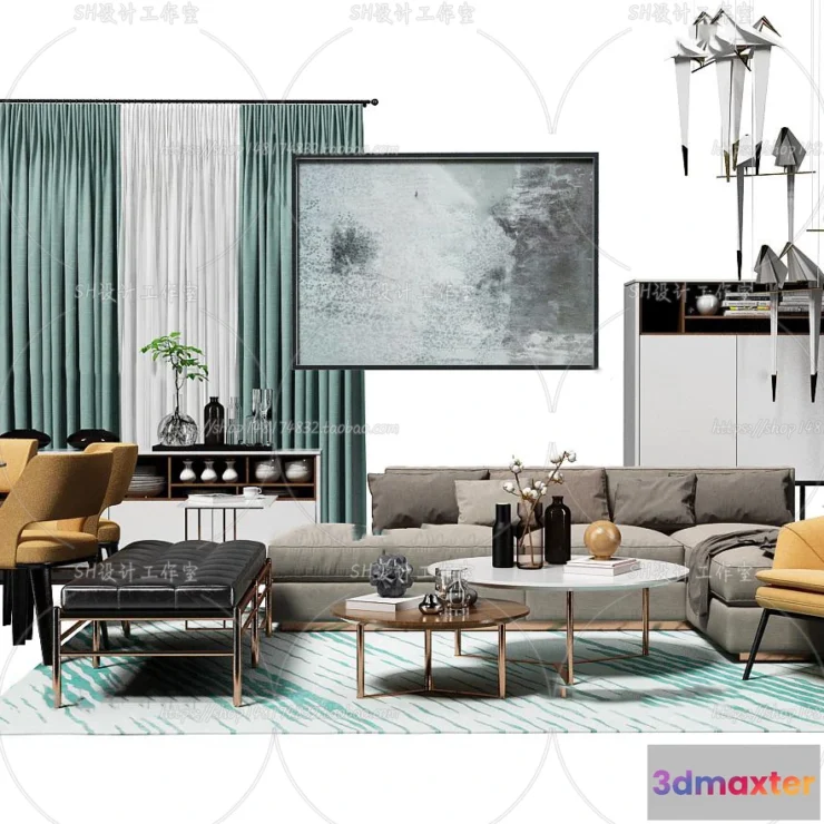 1126598 - Modern Sofa - 3D Models - 0434