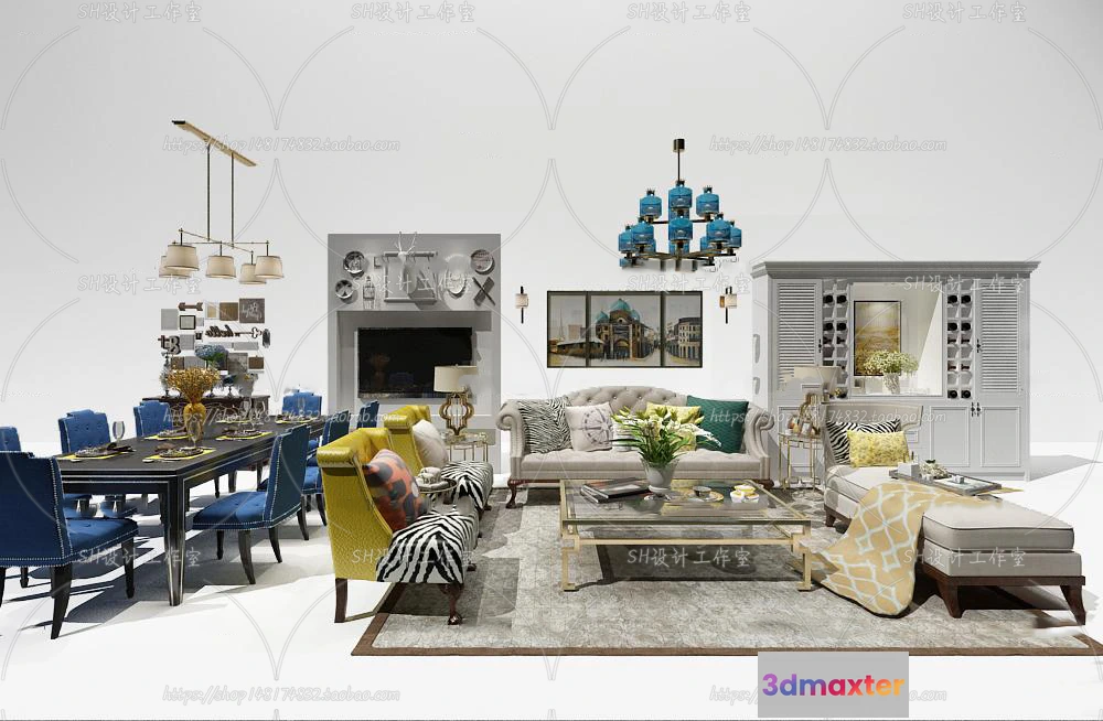 1126604 - Modern Sofa - 3D Models - 0437