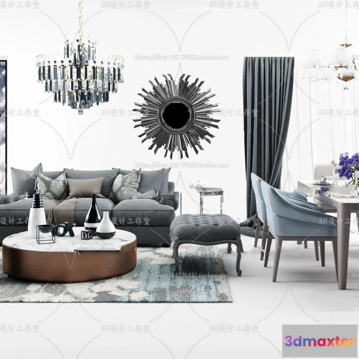 1126612 - Modern Sofa - 3D Models - 0441