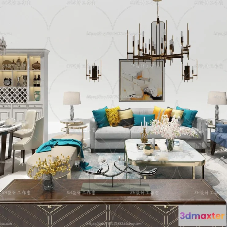 1126626 - Modern Sofa - 3D Models - 0448