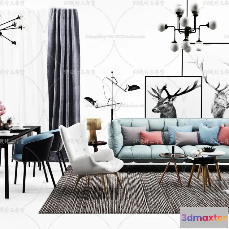 1126630 - Modern Sofa - 3D Models - 0450