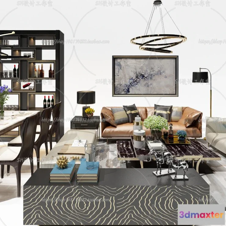 1126634 - Modern Sofa - 3D Models - 0452