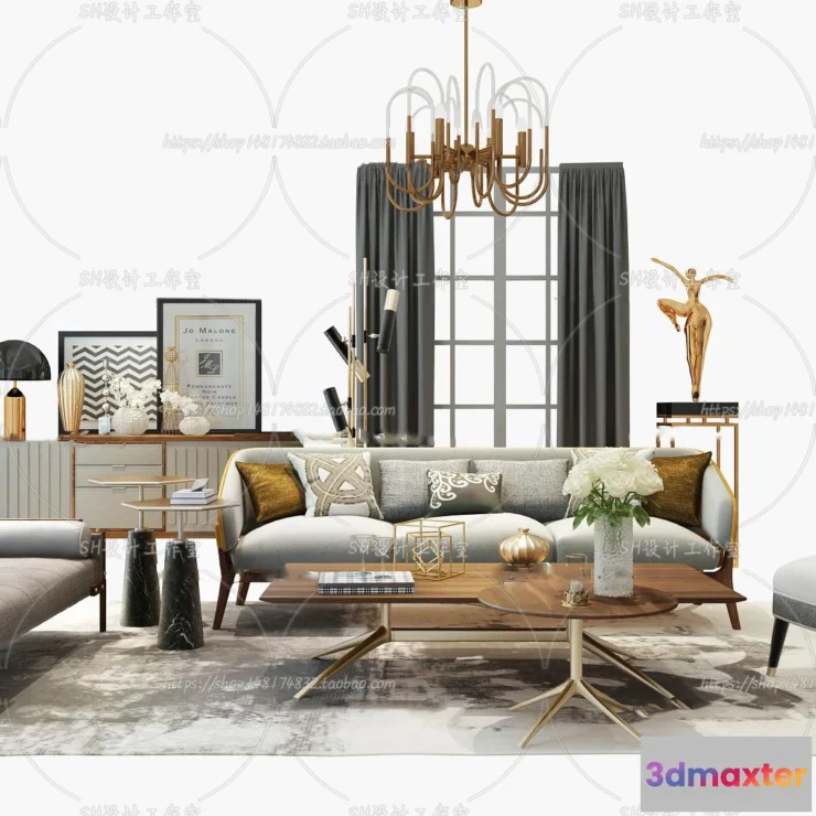 1126642 - Modern Sofa - 3D Models - 0456