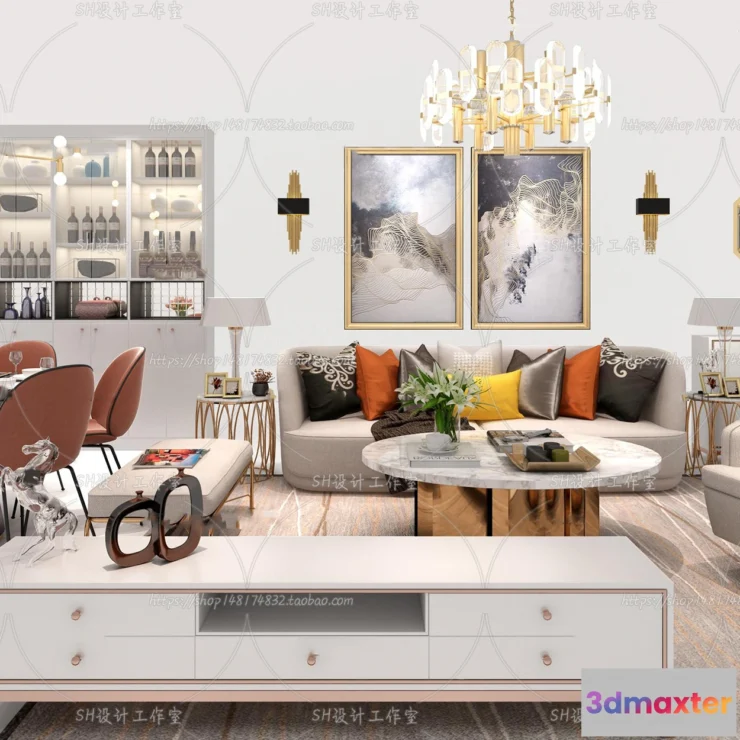 1126644 - Modern Sofa - 3D Models - 0457