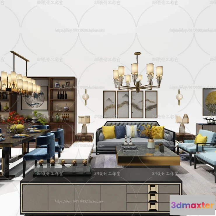 1126650 - Modern Sofa - 3D Models - 0460