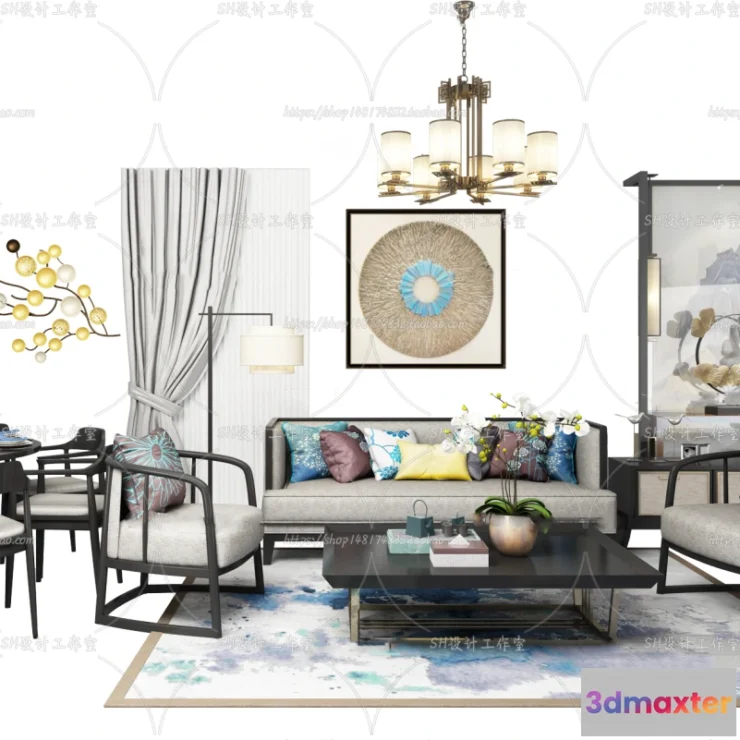 1126674 - Modern Sofa - 3D Models - 0472