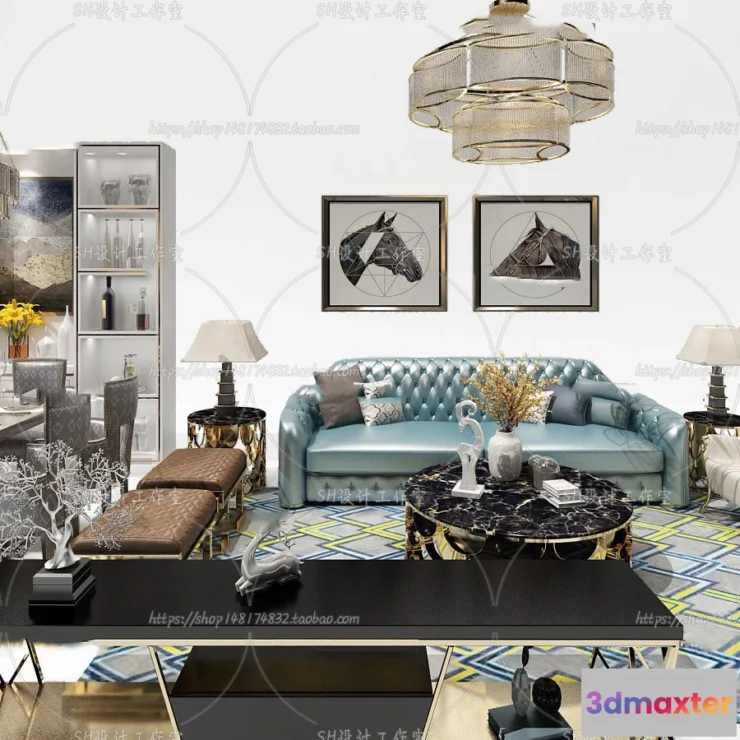 1126682 - Modern Sofa - 3D Models - 0476