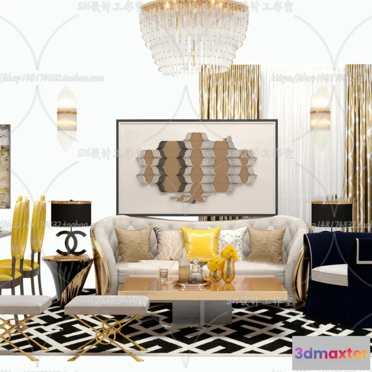 1126694 - Modern Sofa - 3D Models - 0482