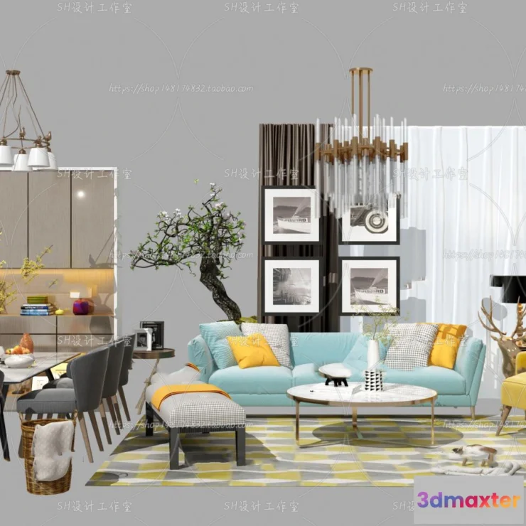 1126696 - Modern Sofa - 3D Models - 0483