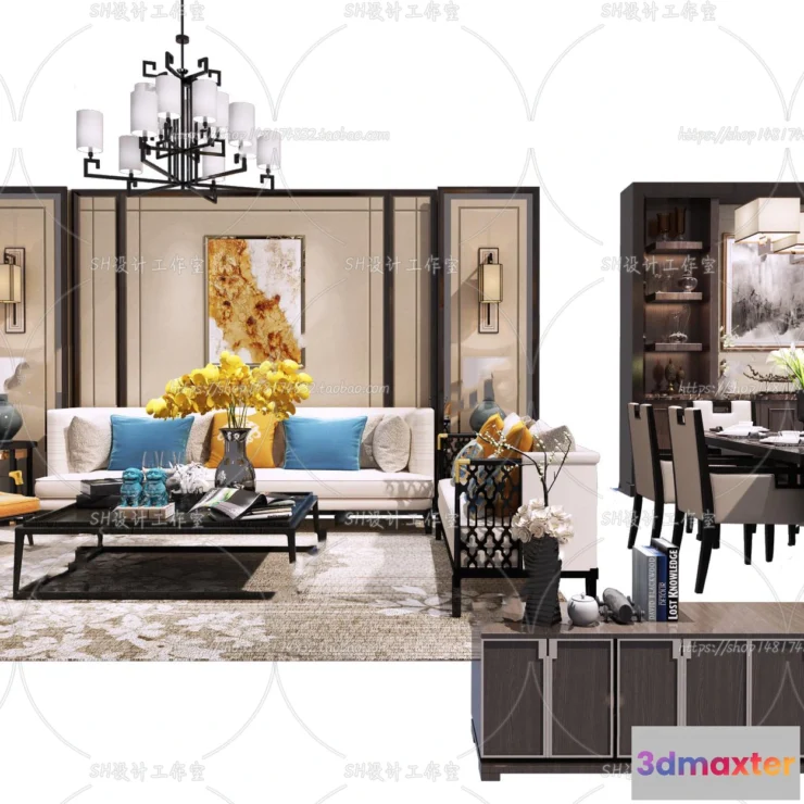 1126700 - Modern Sofa - 3D Models - 0485