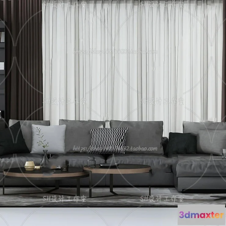 1126708 - Modern Sofa - 3D Models - 0489