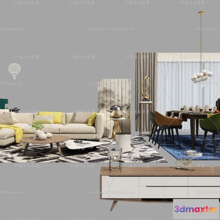 1126710 - Modern Sofa - 3D Models - 0490