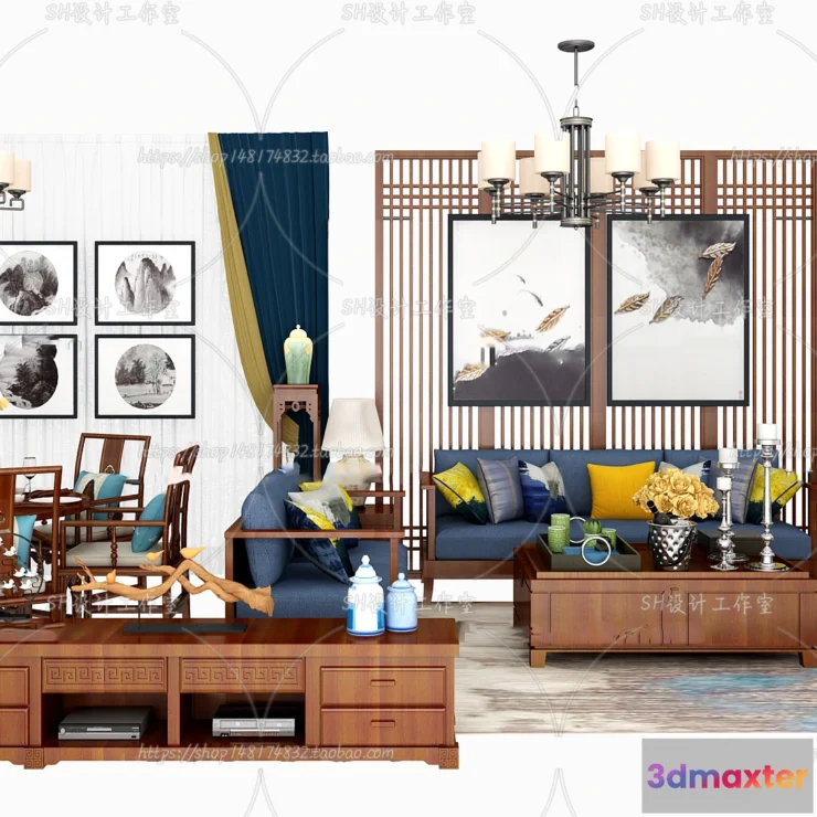 1126712 - Modern Sofa - 3D Models - 0491