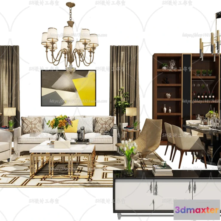 1126714 - Modern Sofa - 3D Models - 0492