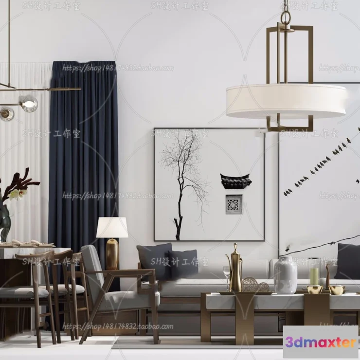 1126726 - Modern Sofa - 3D Models - 0498