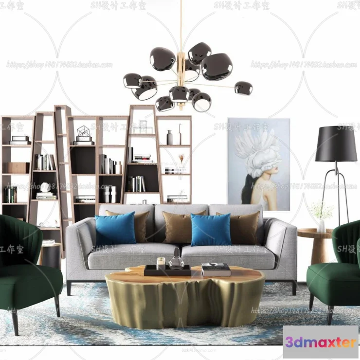 1126728 - Modern Sofa - 3D Models - 0499