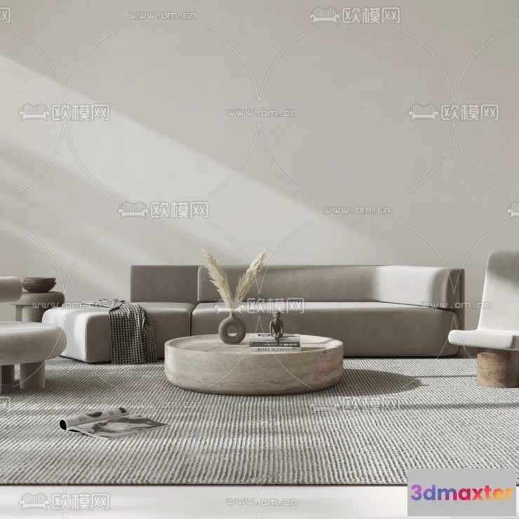 1162852 - WABI SABI STYLE 3D MODELS - SOFA - 0003