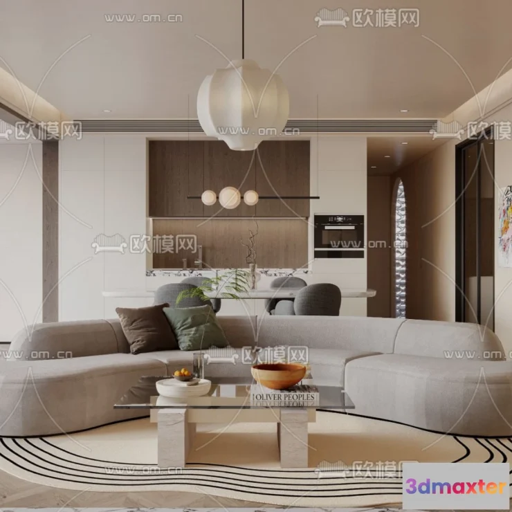 1162864 - WABI SABI STYLE 3D MODELS - SOFA - 0009