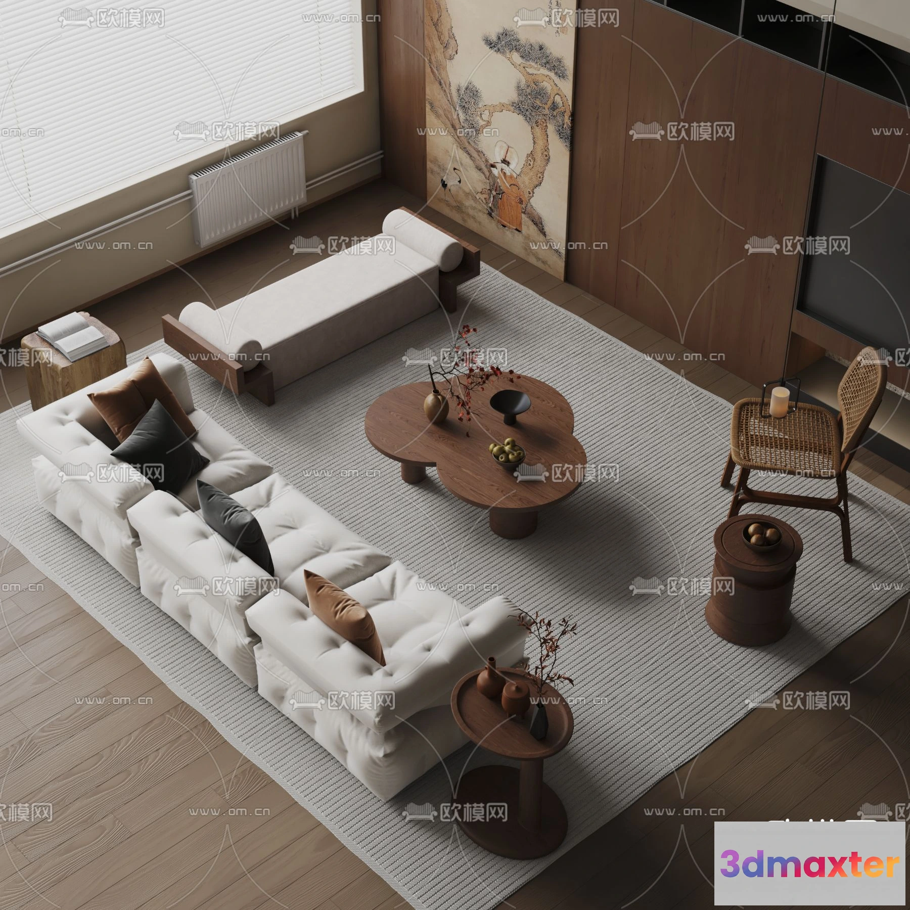 1162878 - WABI SABI STYLE 3D MODELS - SOFA - 0016