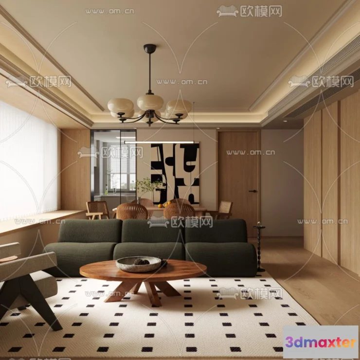 1162884 - WABI SABI STYLE 3D MODELS - SOFA - 0019