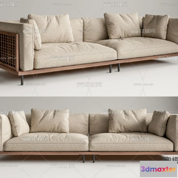 1162904 - WABI SABI STYLE 3D MODELS - SOFA - 0029