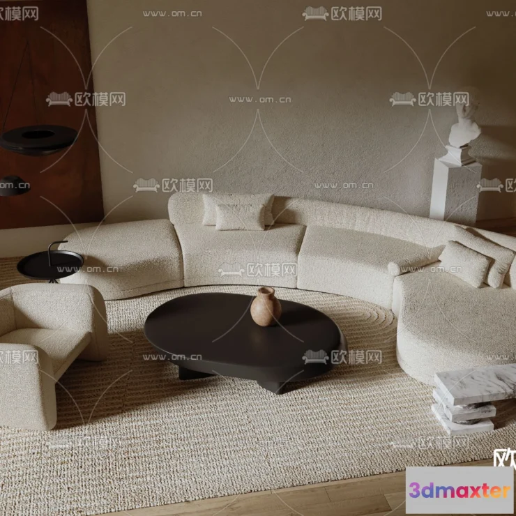 1162918 - WABI SABI STYLE 3D MODELS - SOFA - 0036