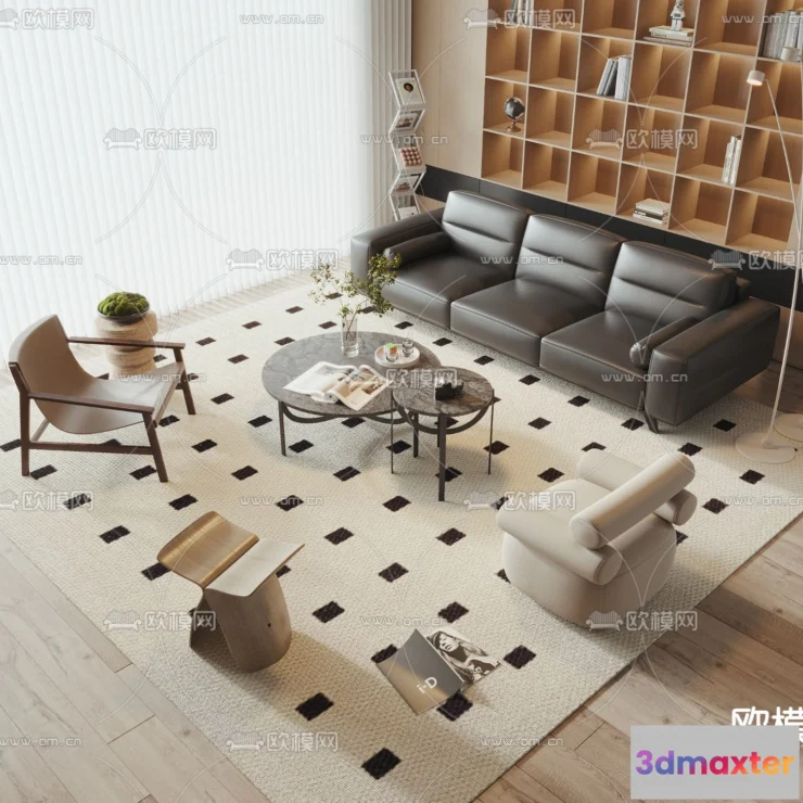 1162920 - WABI SABI STYLE 3D MODELS - SOFA - 0037