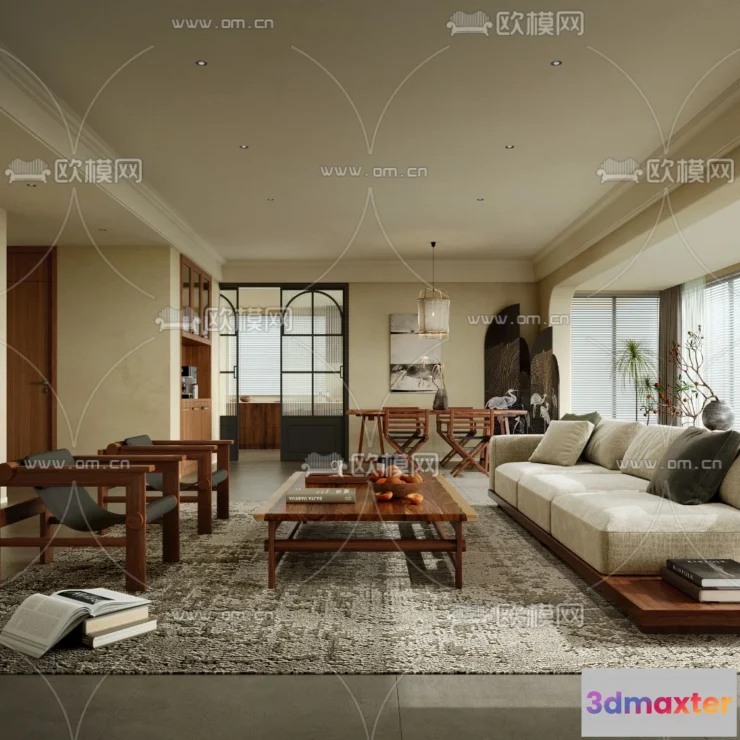 1162924 - WABI SABI STYLE 3D MODELS - SOFA - 0039