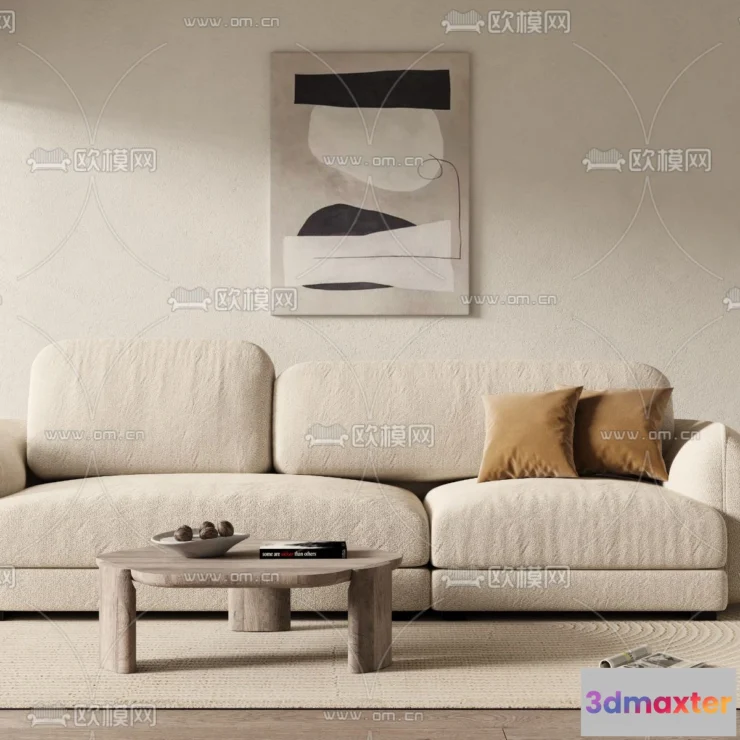 1162930 - WABI SABI STYLE 3D MODELS - SOFA - 0042