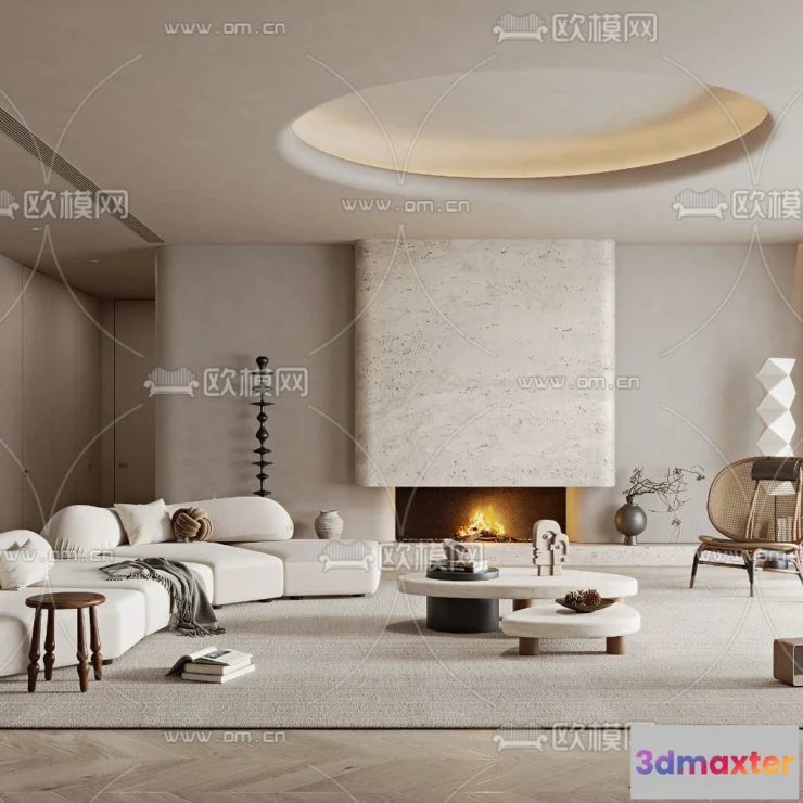 1162946 - WABI SABI STYLE 3D MODELS - SOFA - 0050